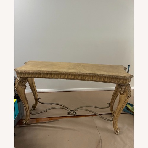 Used Ornate Gold Console Table for sale on AptDeco
