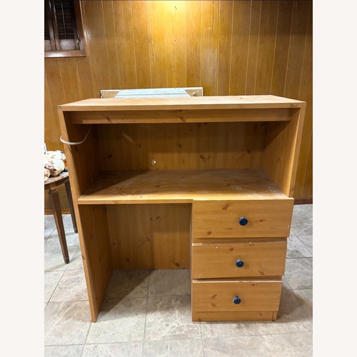 Used Natural Wood Desk for sale on AptDeco
