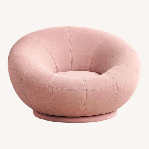 Used Pottery Barn Teen Rose Swivel Lounge Chair for sale on AptDeco