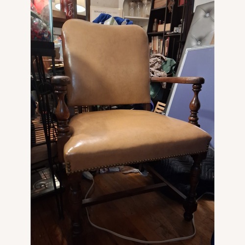 Used Vintage/Antique Light Brown Armchair for sale on AptDeco