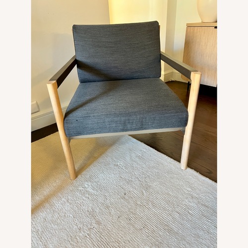 Used Geiger International Dark Gray Metal Armchairs for sale on AptDeco