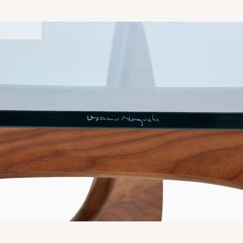 Used Herman Miller Noguchi Dark Brown Wood Coffee Table for sale on AptDeco