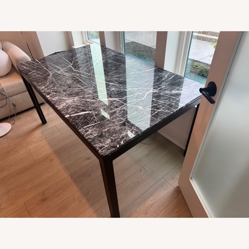 Used Room & Board Parsons Table Marble Top for sale on AptDeco
