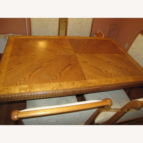 Used 6-8 Seating Dining Table with Insert for sale on AptDeco