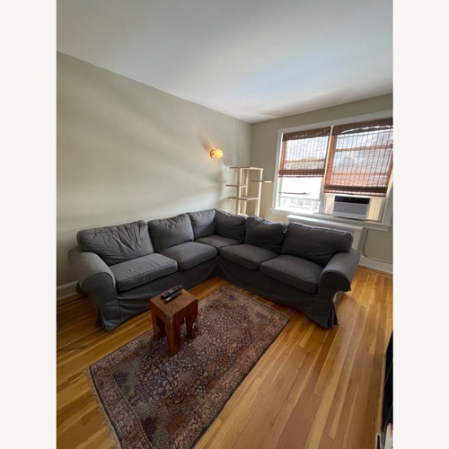 Used IKEA KIvik Dark Gray Fabric 3+ Piece Sectional for sale on AptDeco