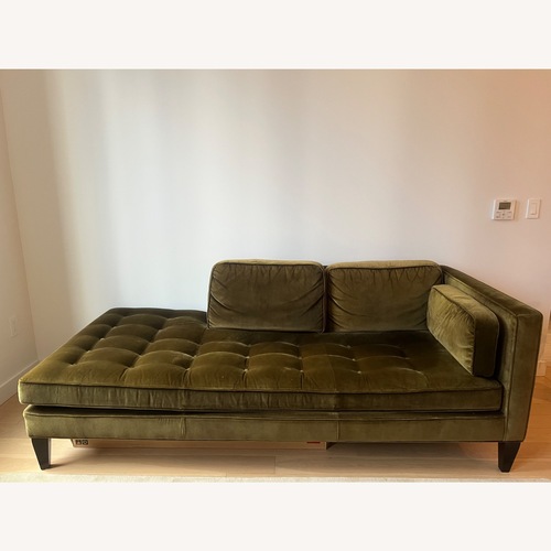 Used Room & Board Hutton 87" Right-Back Velvet Sofa for sale on AptDeco
