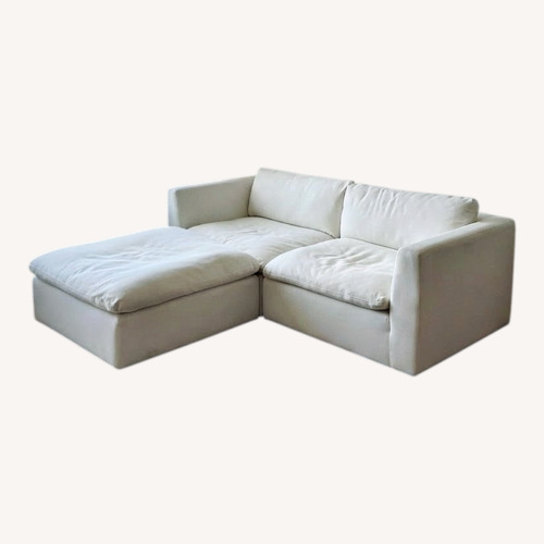 Used White Cloud-Style Sectional Sofa for sale on AptDeco