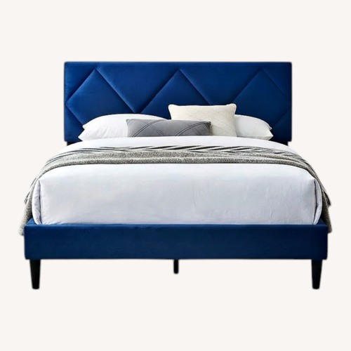 Used Bed Bath & Beyond Kayden Upholstered Twin Bed Frame  for sale on AptDeco