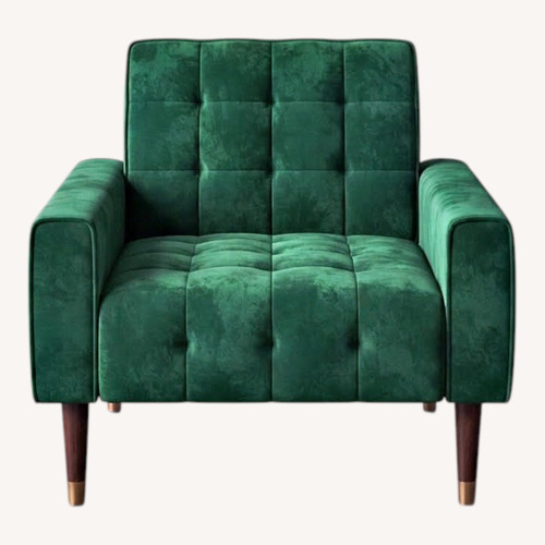 Used Amazon Wyton Wide Tufted Armchair BY MERCER 41 for sale on AptDeco