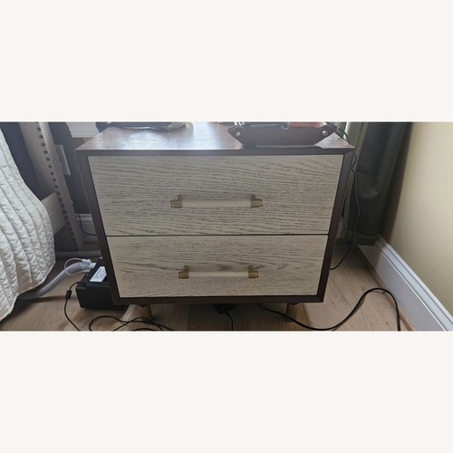 Used Safavieh Justice Natural Wood Nightstands for sale on AptDeco