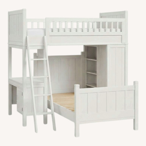 Used Pottery Barn Camp Bunk Bed System for sale on AptDeco