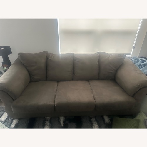 Used Ashley Furniture Darcy Dark Gray 3+ Seater Sofa for sale on AptDeco