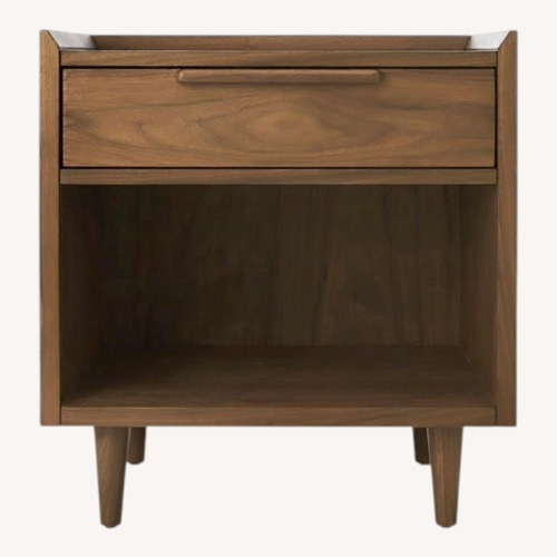 Used Crate & Barrel Tate Light Brown Wood Nightstand for sale on AptDeco