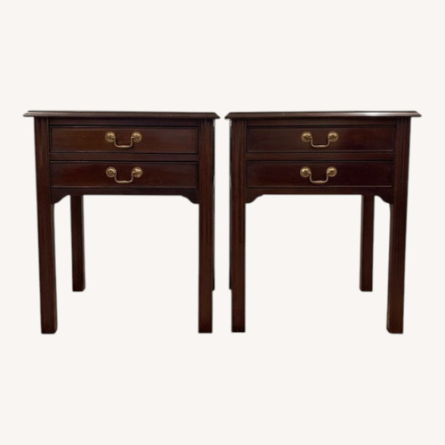 Used Stickley Side Table Pair for sale on AptDeco