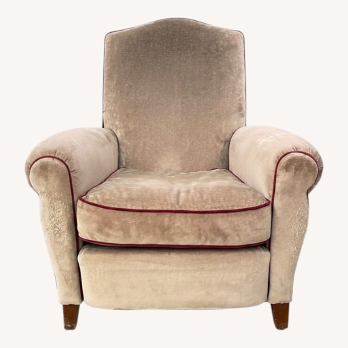 Used Ethan Allen Light Gray Fabric Armchair for sale on AptDeco