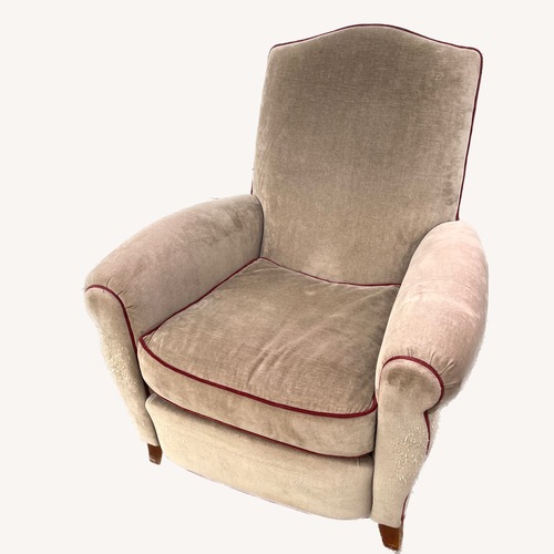 Used Ethan Allen Light Gray Fabric Armchair for sale on AptDeco