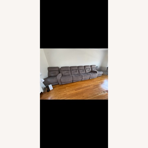 Used Raymour & Flanigan Irving Light Brown 3+ Seater Sofa for sale on AptDeco