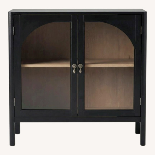 Used Target Threshold New Bedford 2-Door Accent Cabinet, Black for sale on AptDeco