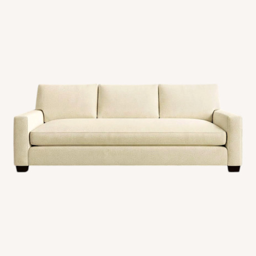 Used Pottery Barn White Fabric 3+ Seater Sofa for sale on AptDeco