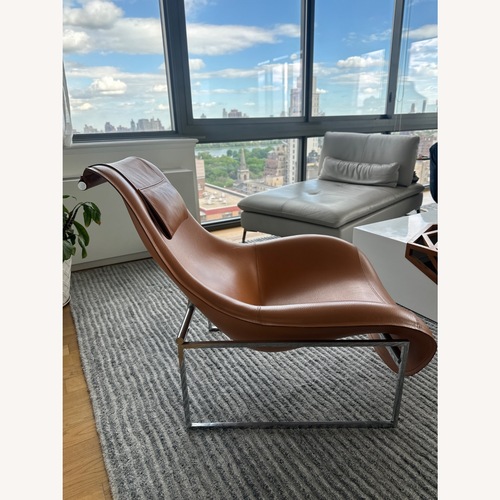Used B&B Italia Leather Accent Chair for sale on AptDeco