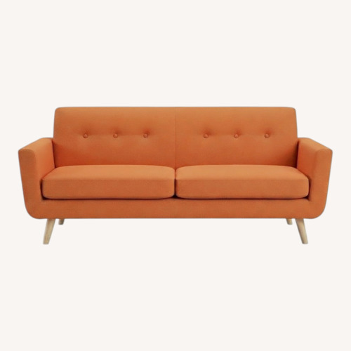 Used Apt2b Orange Fabric Sleeper Sofa for sale on AptDeco