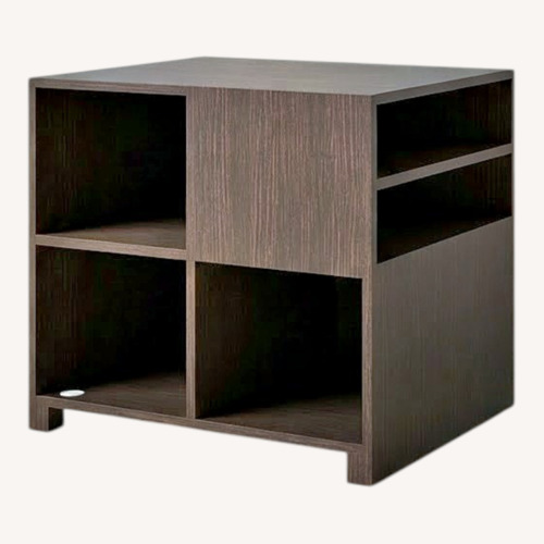 Used Dark Brown Wood Nightstand Set for sale on AptDeco
