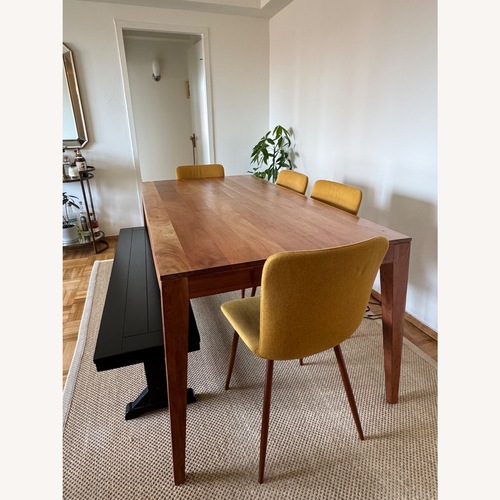 Used Home Depot Farmhouse Style Dining Table for 6 for sale on AptDeco