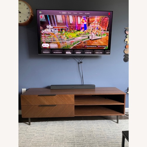 Used Article Nera 63" Media Console Walnut for sale on AptDeco