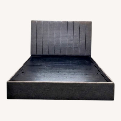 Used Z Gallerie Hadley King Size Headboard W Storage for sale on AptDeco