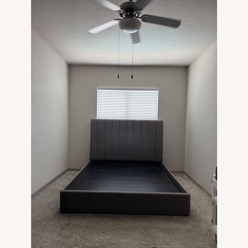 Used Z Gallerie Hadley King Size Headboard W Storage for sale on AptDeco