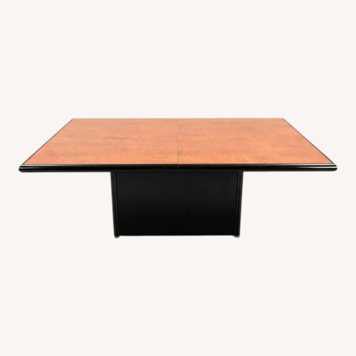 Used Light Brown Wood Dining Table for sale on AptDeco