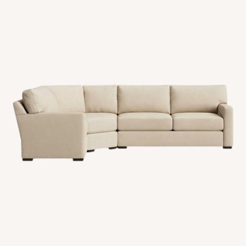 Used Crate & Barrel Axis Natural 3+ Piece Sectional for sale on AptDeco