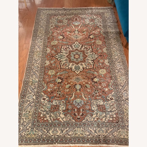 Used Vintage/Antique Wool Area Rug 4' x 7.5' for sale on AptDeco