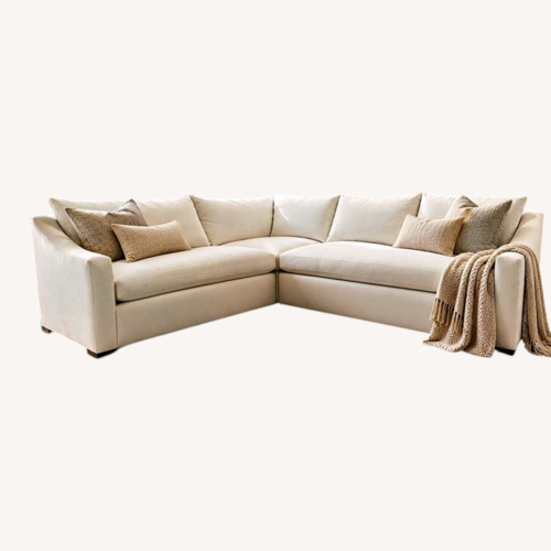 Used Restoration Hardware Belgian Slope Arm L-Sectional for sale on AptDeco