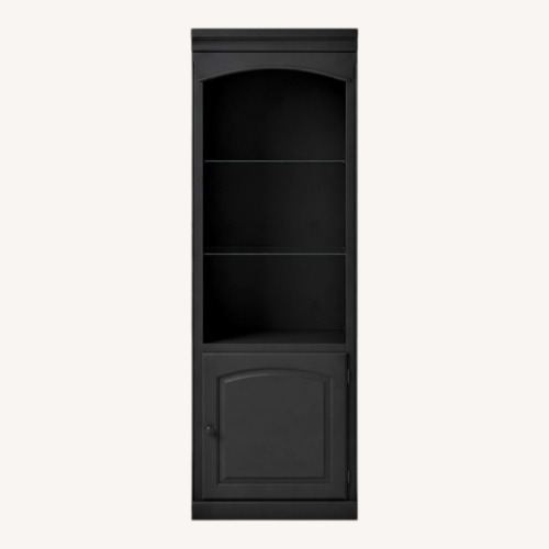 Used Vintage/Antique Black Wood Bookcase for sale on AptDeco
