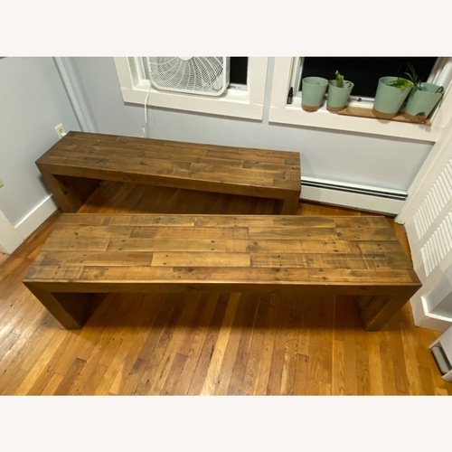 Used West Elm Emmerson Wood Dining Bench for sale on AptDeco
