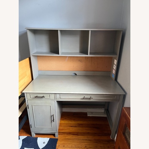Used Light Gray Desk for sale on AptDeco