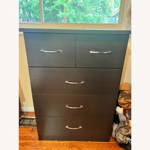 Used Dark Brown Wood Dresser for sale on AptDeco
