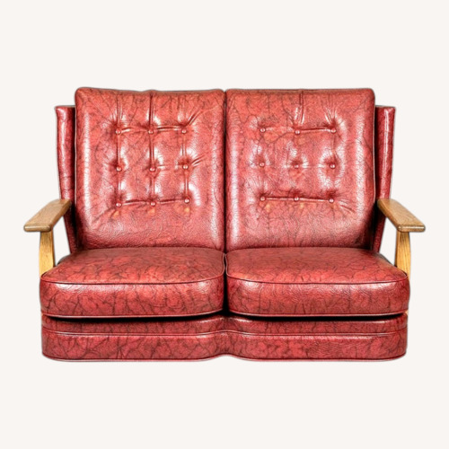 Used 1970’s Whiskey Barrel Couch / Loveseat for sale on AptDeco