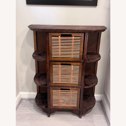 Used Dark Brown Wood Dresser for sale on AptDeco