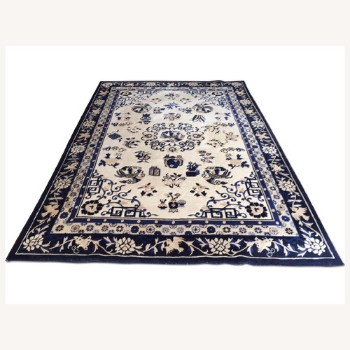 Used Ethan Allen Wool Area Rug 6' x 9' for sale on AptDeco