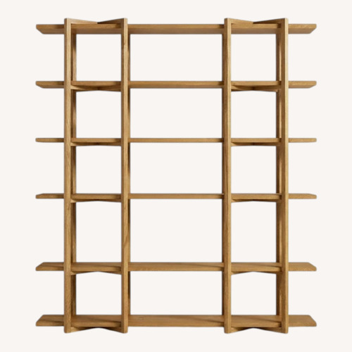Used Crate & Barrel Thomas Wide Open Bookcase for sale on AptDeco