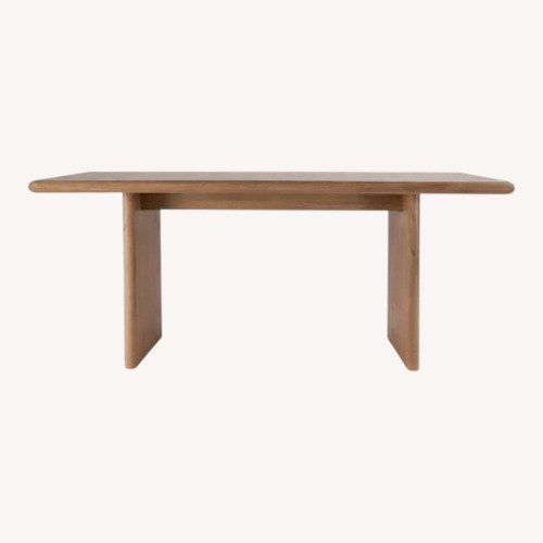 Used AllModern Soleil 74" Dining Table Dark Brown for sale on AptDeco