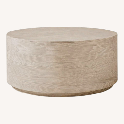Used Volume Drum Round Coffee Table  for sale on AptDeco