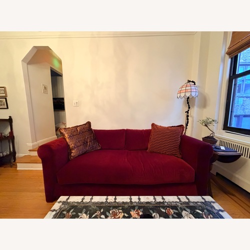 Used River and Bord 80” Velvet Down Sofa for sale on AptDeco