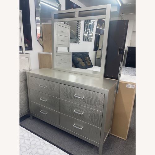 Used Signature Olivet Dresser and Mirror for sale on AptDeco