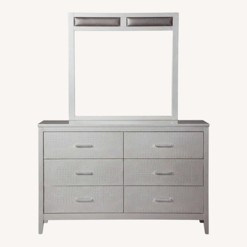 Used Signature Olivet Dresser and Mirror for sale on AptDeco