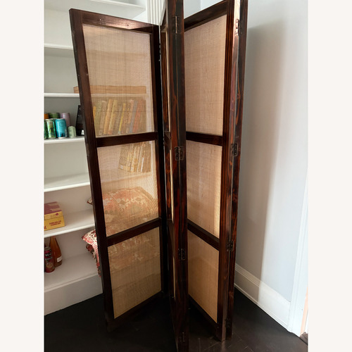 Used Handcrafted Wooden Room Divider for sale on AptDeco