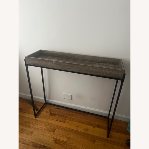 Used Wayfair Manufactured Wood/Steel Console Table for sale on AptDeco