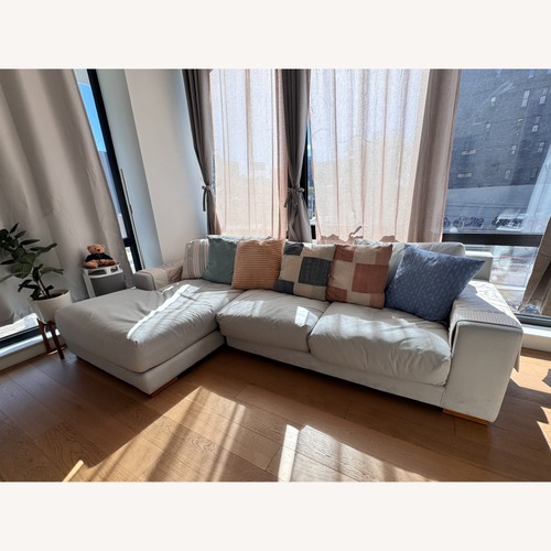 Used West Elm Dalton 111" Left Chaise Sectional for sale on AptDeco